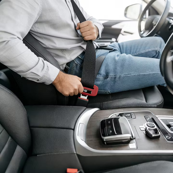 Car Seat Belt Logo Cover