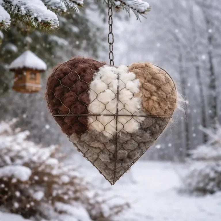 Heart Nest™ – Soft Bird Heart for the Garden