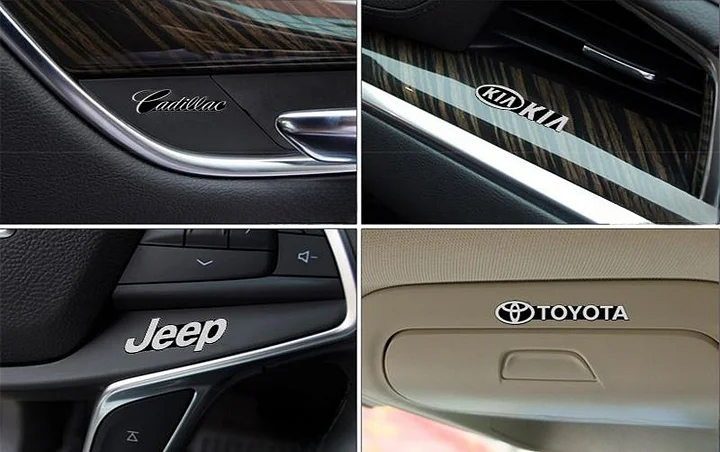 3D Car Logo Stickers