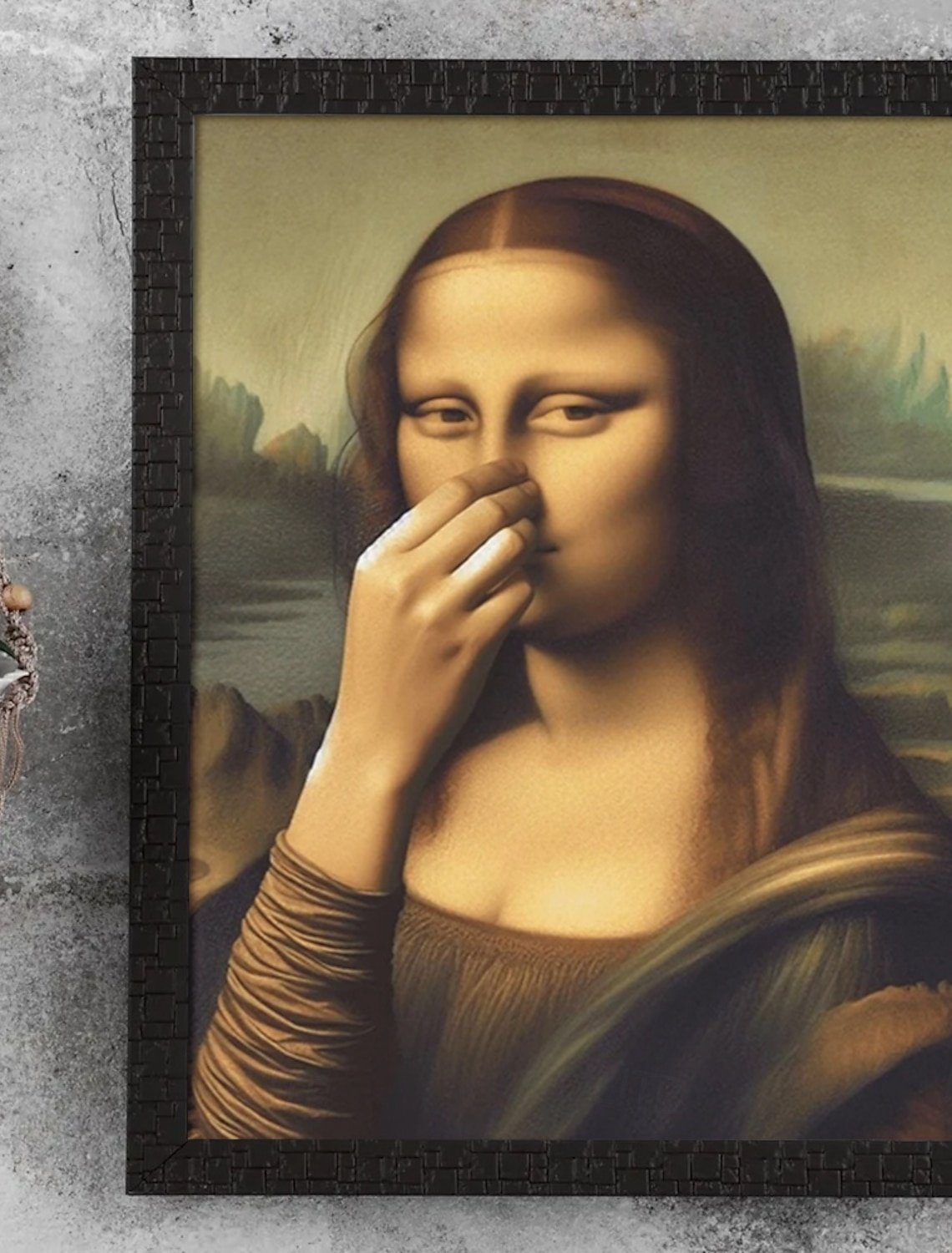 Funny Mona Lisa Painting