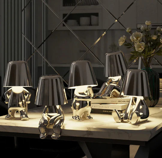 "The Thinker" - Designer lamp