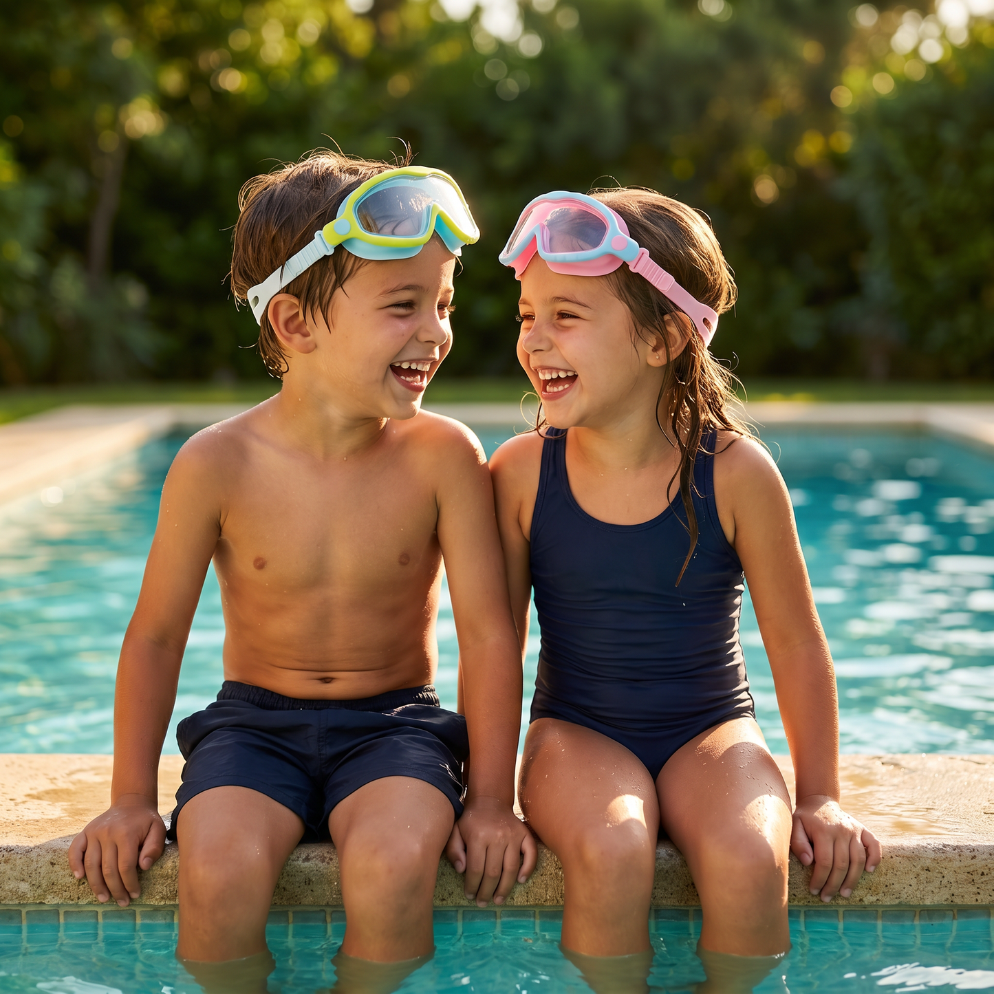 UV-Protective Swimming Goggles