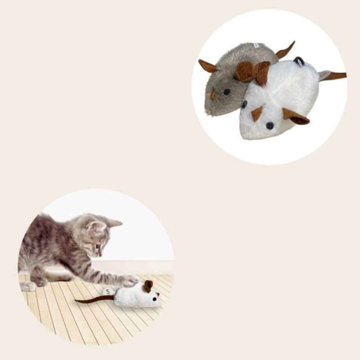 Realistic Interactive Cat Toy