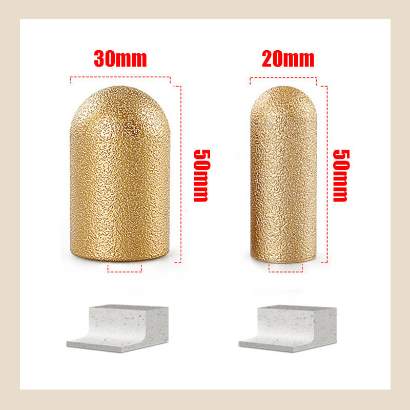 Vacuum-Brazed Abrasive Round Grinding Head