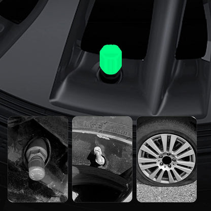 Illuminated Valve Caps for Night-Time Drivers