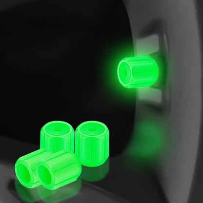 Illuminated Valve Caps for Night-Time Drivers