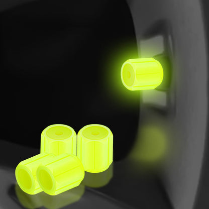 Illuminated Valve Caps for Night-Time Drivers