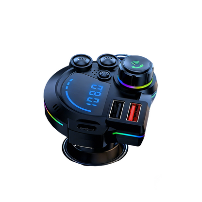 Universal FM Bluetooth Transmitter - Wireless Music Streaming and Hands-Free Calling