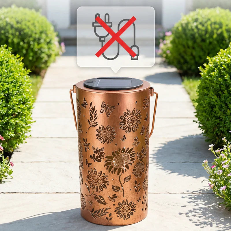 Floral Solar Lantern