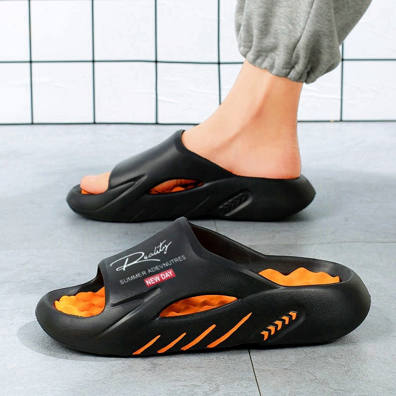 Men’s Sandals with Platform Sole and Thick Cushioning