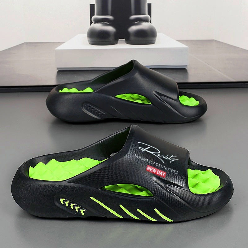 Men’s Sandals with Platform Sole and Thick Cushioning