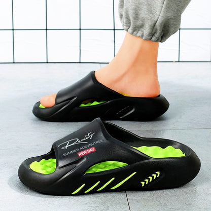 Men’s Sandals with Platform Sole and Thick Cushioning