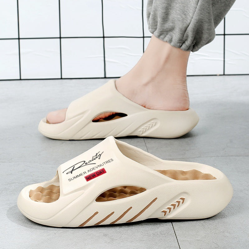 Men’s Sandals with Platform Sole and Thick Cushioning