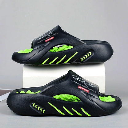 Men’s Sandals with Platform Sole and Thick Cushioning