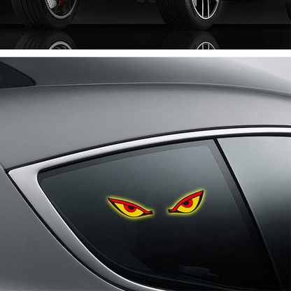 Solar Demon Eye LED Car Window Light
