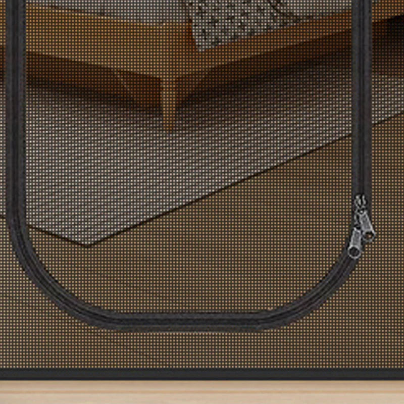 Screen Door with Zipper – Durable Fabric That Resists Scratches, Reliably Keeps Cats and Dogs Safely Indoors or Outdoors, Perfect for Warm Days and Fresh Air