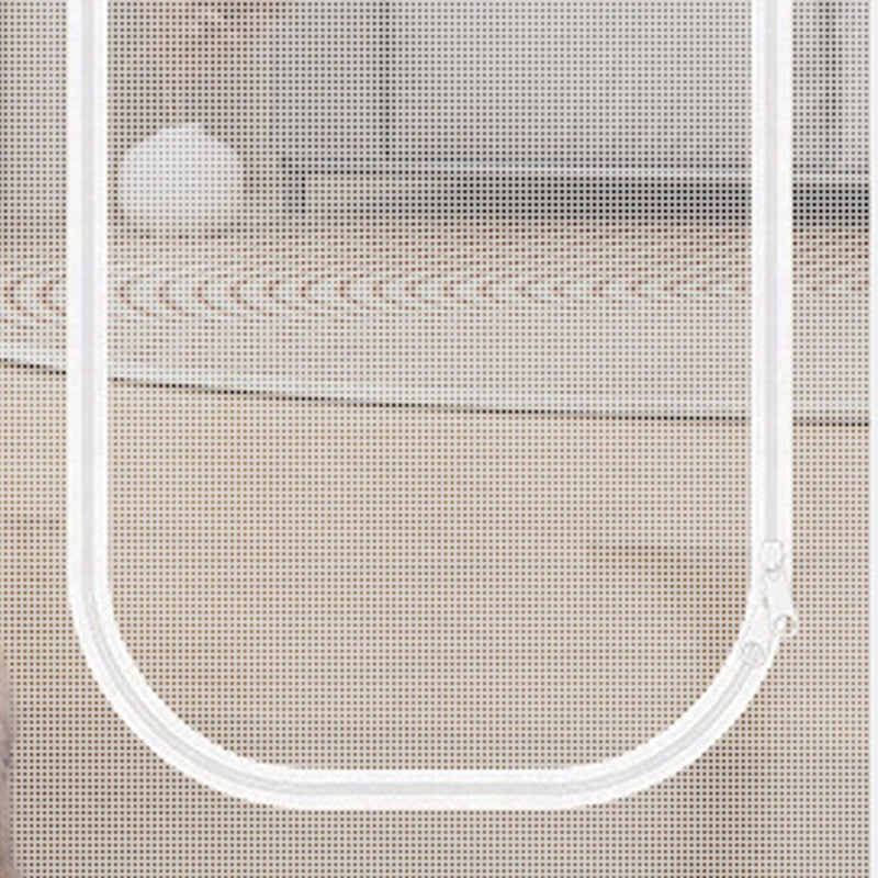 Screen Door with Zipper – Durable Fabric That Resists Scratches, Reliably Keeps Cats and Dogs Safely Indoors or Outdoors, Perfect for Warm Days and Fresh Air